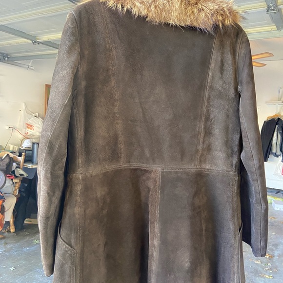Vintage Juan Sebastian calf length size 10, original Raccoon fur, - Picture 6 of 9
